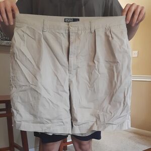 Polo by Ralph Lauren Men’s Beige Flat-Front Shorts